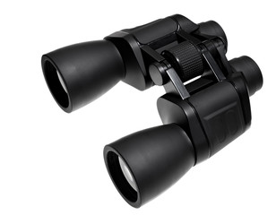 binocular on white background