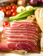 A few slices of Parma ham