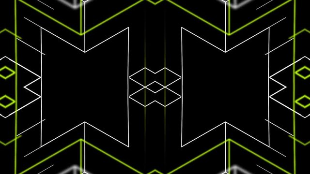 Seamless Looping Motion Graphics Background with Neon Retro Look
