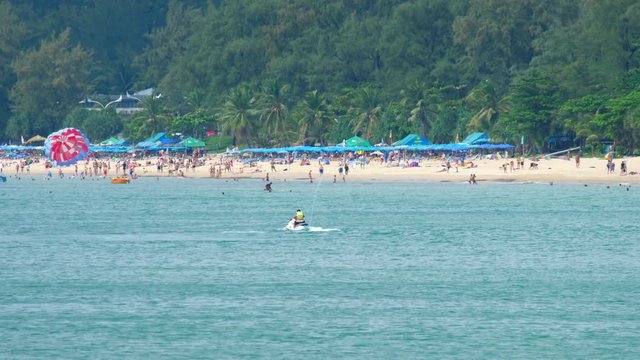 High season in Karon beach in Phuket