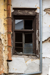 Street and old houses in old town of Xanthi, East Macedonia and Thrace, Greece