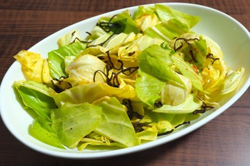 塩昆布キャベツ