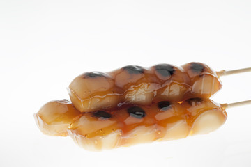 串団子　みたらし団子　白抜き