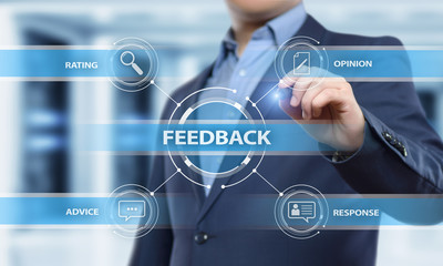 Feedback Business Quality Opinion Service Communication concept