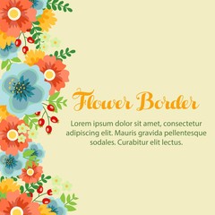flower cute border