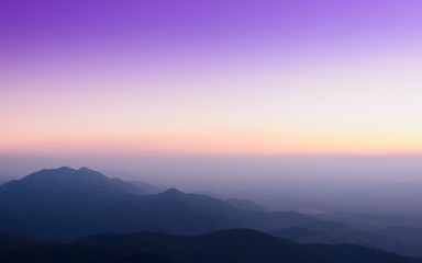 Landscape on Doi Intanon National Park,Chiang mai Thailand