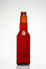 chilled bottle of beer