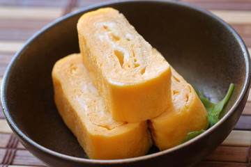 たまご焼き　Japanese rolled omelet
