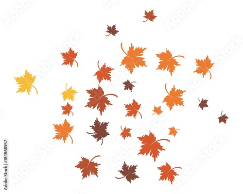 "autumn leaf icon vector design" Stock image and royalty-free vector