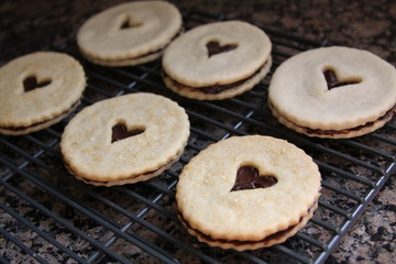 Heart Sandwich cookies