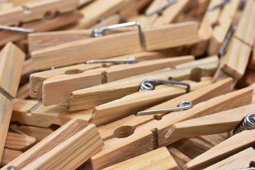 Old Wooden Cloths PIns