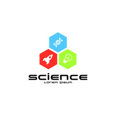 Fototapeta na wymiar Science Logo