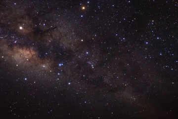 Milky way galaxy with stars and space dust in the universe