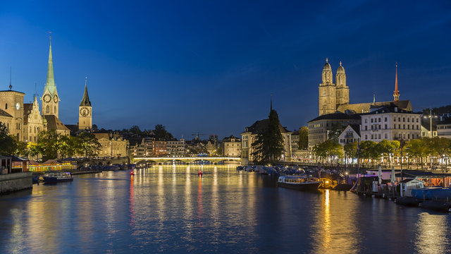 Panorama von Zuerich