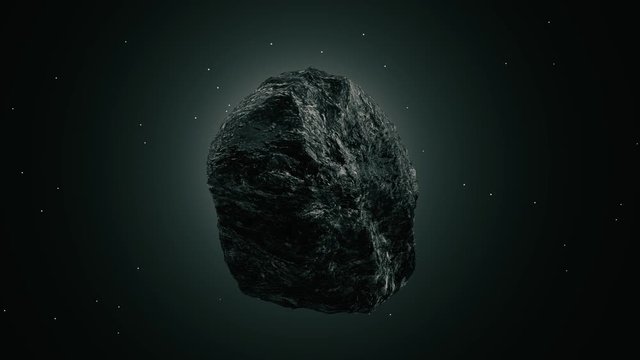 space fantasy asteroid shower background