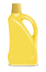 Household Detergent Packaging Plastic container Mockup on white background