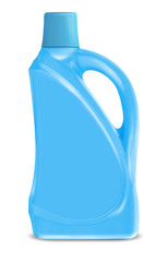 Household Detergent Packaging Plastic container Mockup on white background