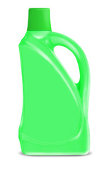 Household Detergent Packaging Plastic container Mockup on white background