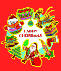 happy merry Christmas posters banners designs for Christmas