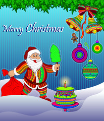 Obraz na płótnie Canvas happy merry Christmas posters banners designs for Christmas