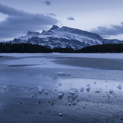 Banff National Park winter landscape