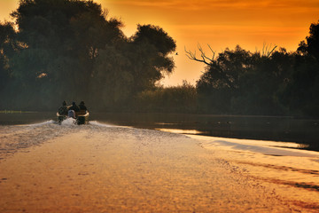 Obraz na płótnie Canvas Sunrise on Danube Delta