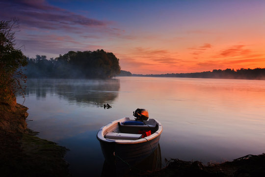 Sunrise On Danube Delta