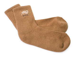 camel wool socks