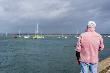 Pêcheur à la ligne