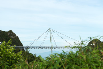 The Langkawi sky bridge in Langkawi island, Malaysia
