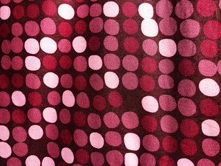 Top view of cloth textile surface. Close-up  fabric texture.