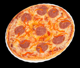 pizza with peperoni