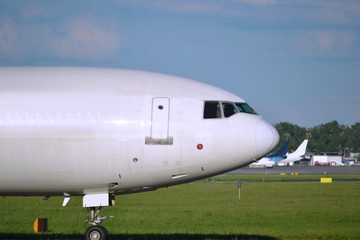 Fototapeta premium Passenger jet plane