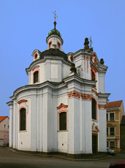 Fototapeta na wymiar Litomerice St.Vaclav church