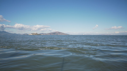 shot of San Francisco bay from pier