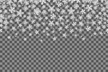 Seamless pattern with snowflakes