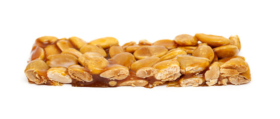 turron  bar of caramelised sugar and almonds