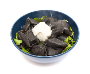 fresh cattlefish ink Tortellini