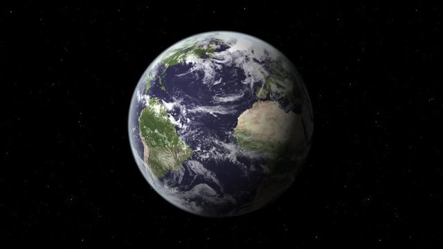 Realistic Earth Globe Spinning 2