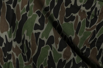 Camouflage fabric texture and  background