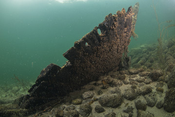 The wreck of Langenargen - Bodensee