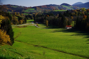 Fototapeta na wymiar Herbstimpressionen aus Bayern