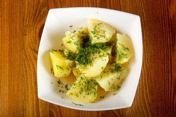 Boiled potato