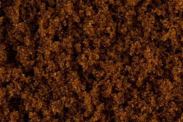 Brown sugar close up