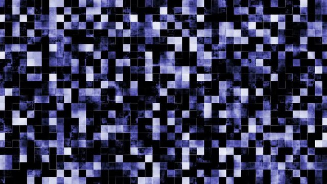 Blue Squares Abstract Motion Background Loop