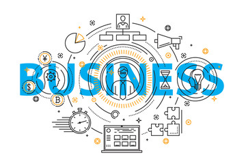 Fototapeta premium Banking service and finance concept illustration