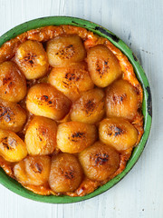 ustic golden french apple tarte tatin