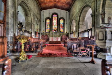 Margham Church, Wales, UK 