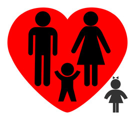 Parents have a favorite Child. Father and  mother favor son over daughter