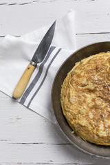 Delicious potato omelet